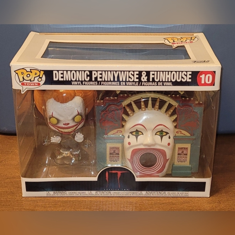 Funko Pop Towns-Demonic Pennywise+Funhouse - Picture 3 of 12
